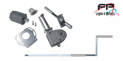 Argano ad asta oscillante completo